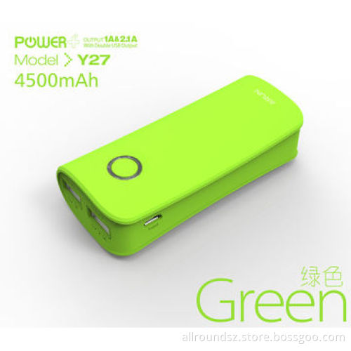 Dual output power bank, 5,200mAh
